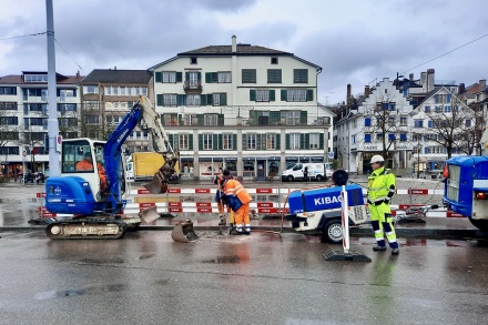 Umfangreiche Erneuerungen der Werkleitungen im Ober- und Niederdorf