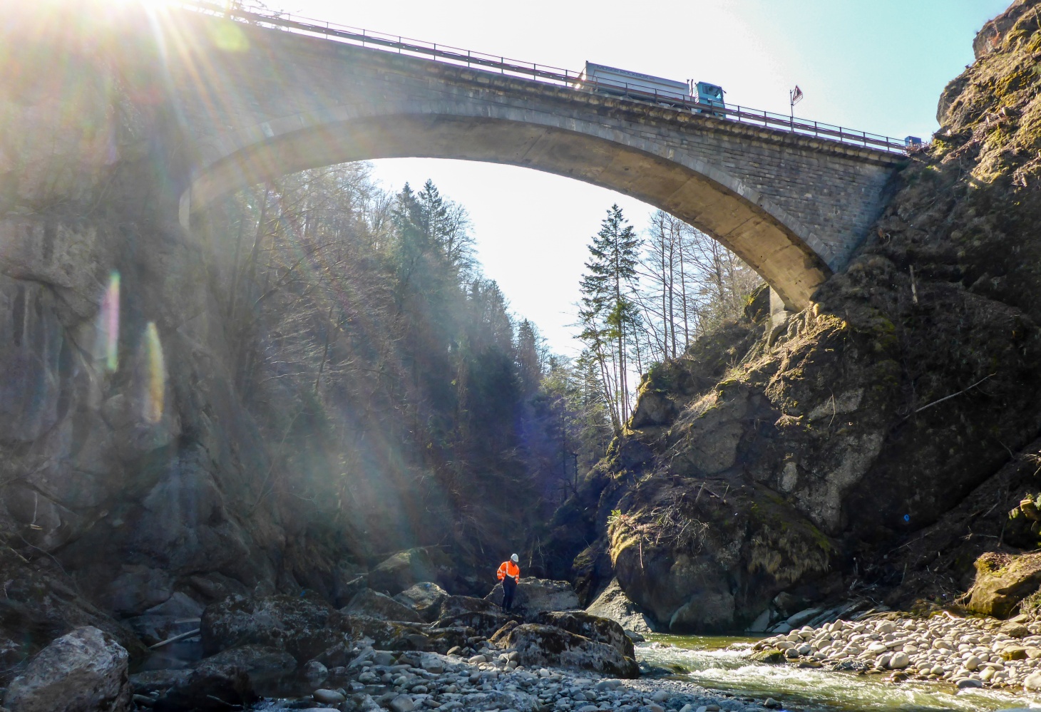 Schüpfheim-Flühli, Lammschlucht, Ausbau Kantonsstrasse K36